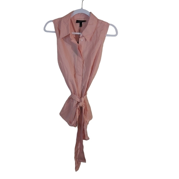 𝅺LANE BRYANT LADIES SLEEVELESS BUTTON UP BLOUSE- 14 - Picture 2 of 5